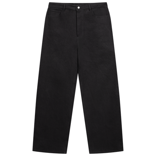 Wide Leg Denim Black