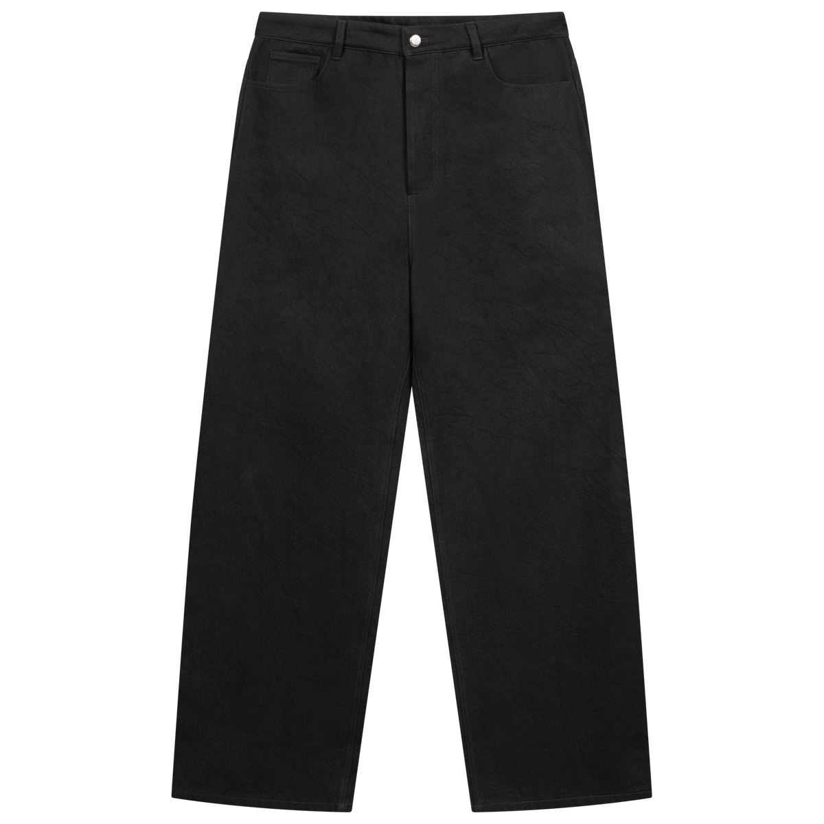 Wide Leg Denim Black