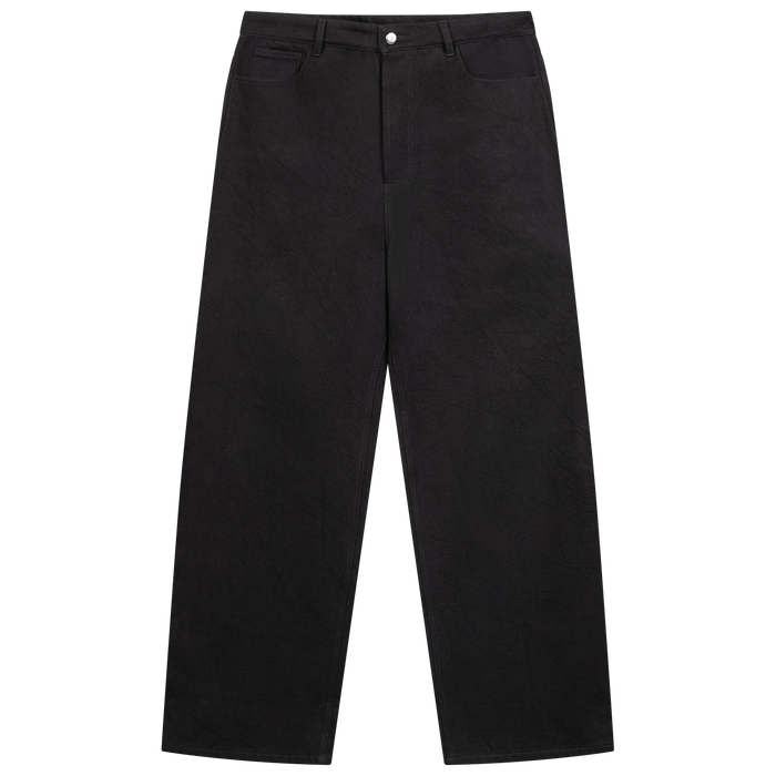 Wide Leg Denim Black